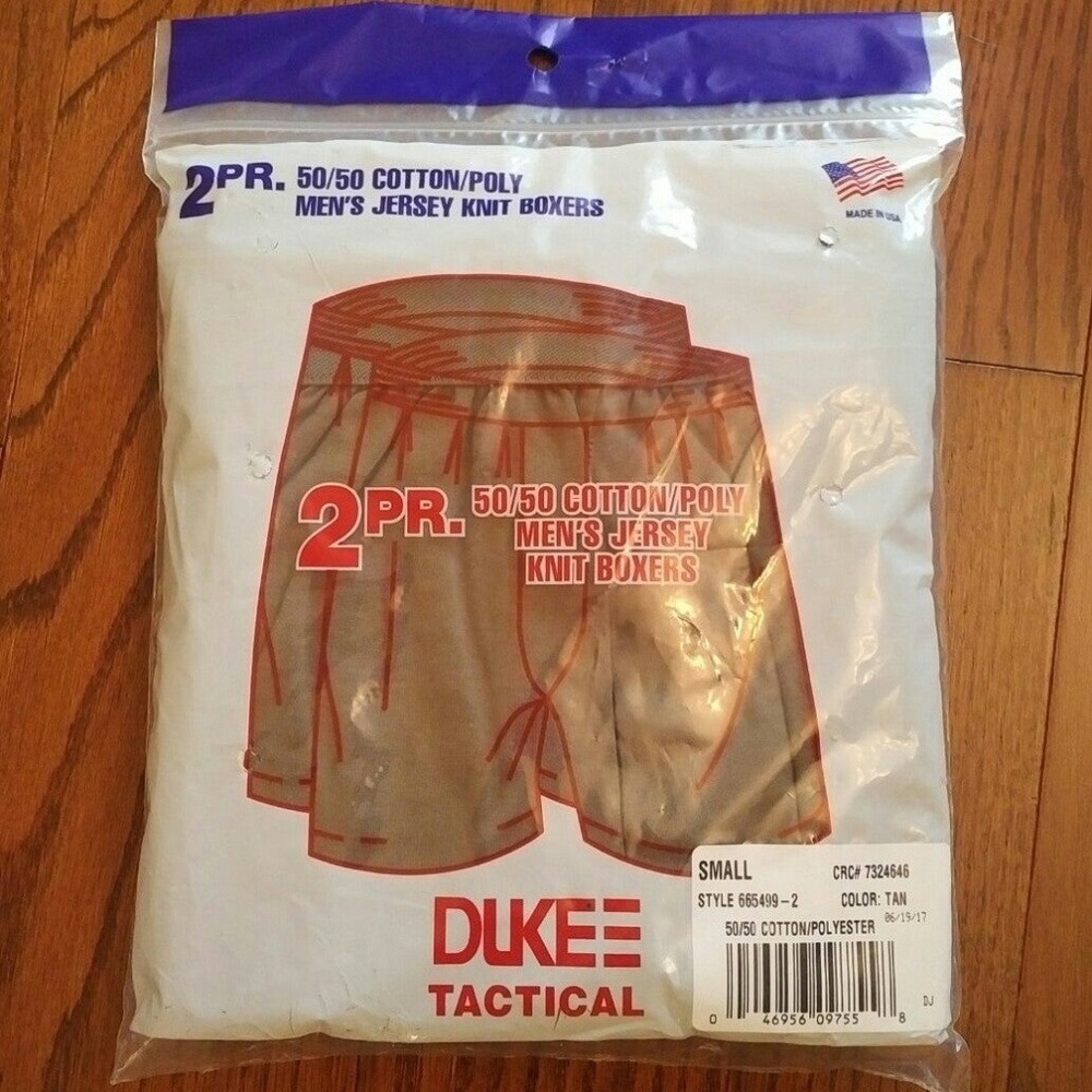 2 Pair, Men's Underwear, Boxers, Small